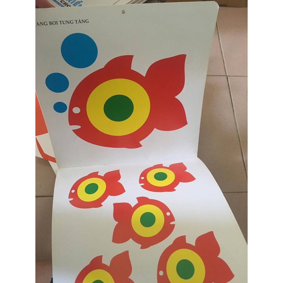 Sách - Kích thích thị giác cho trẻ từ 0 đến 6 tuổi - Combo 6 cuốn