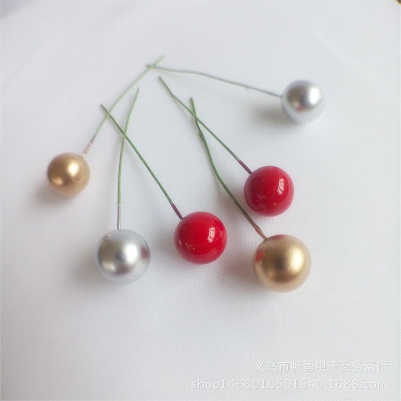 Set 50 Bông Hoa Anh Đào Giả Trang Trí Giáng Sinh