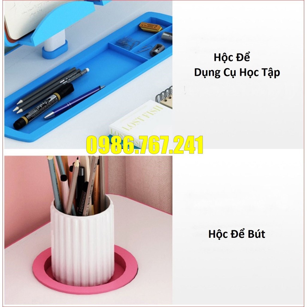 Bàn học siêu bền chắc chắn chân sắt ,mặt bàn làm bằng gỗ cho bé | BigBuy360 - bigbuy360.vn