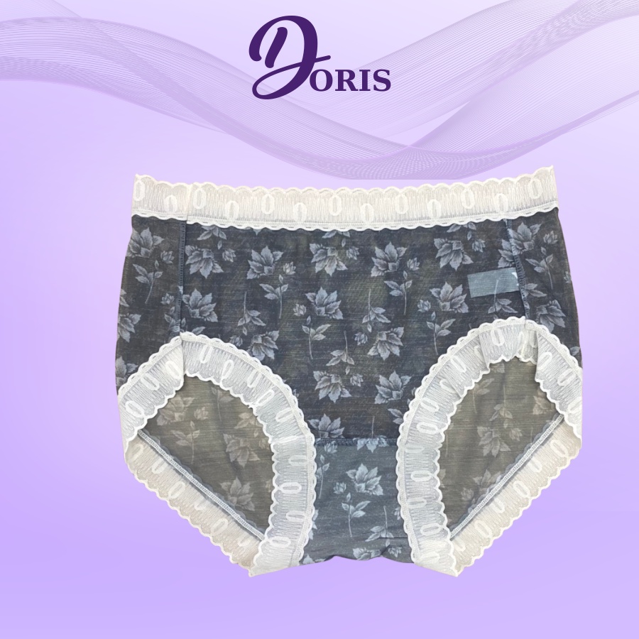 Quần Lót Ren Lưới Mỏng Co Dãn Siêu Thoáng Mát Họa Tiết Xinh Xắn DORIS 12