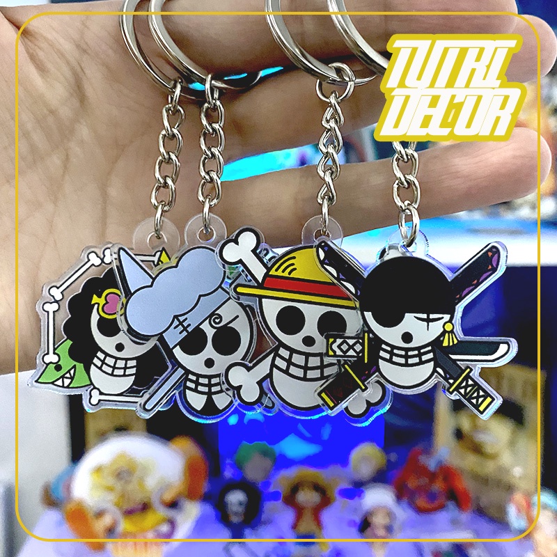 móc khóa đầu lâu ONEPIECE siêu sale