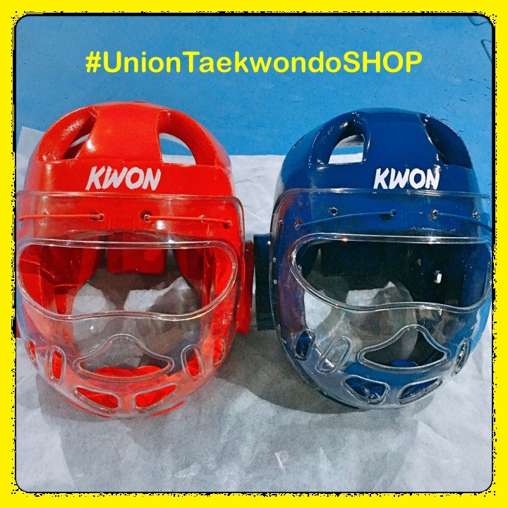 Giáp Taekwondo - Mũ Bảo Vệ Đầu Nón Có Kiếng Tập Luyện Thi Đấu Võ thuật Taekwondo Karatedo Boxing x UnionTaekwondoSHOP