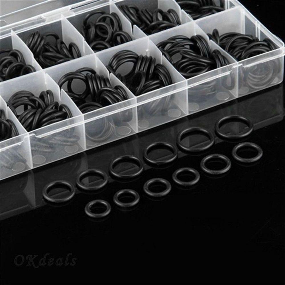 Set 225 Vòng Cao Su Chữ O Dùng Để Sửa Chữa Vòi Nước / Dầu
