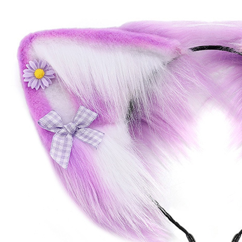 Băng Đô Tai Mèo Hoạt Hình Dùng Hóa Trang Phát Sóng Trực Tiếp