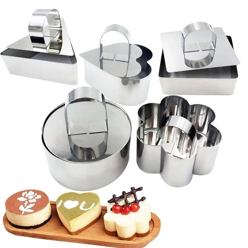 Khuôn Làm Bánh Hình Tròn Bằng Thép Không Gỉ