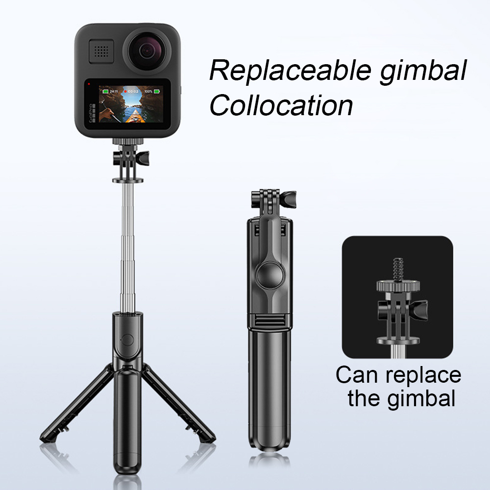 Gậy Chụp Ảnh Selfie Kết Nối Bluetooth Có Nút Bấm Tiện Dụng Cho Ios Android | BigBuy360 - bigbuy360.vn