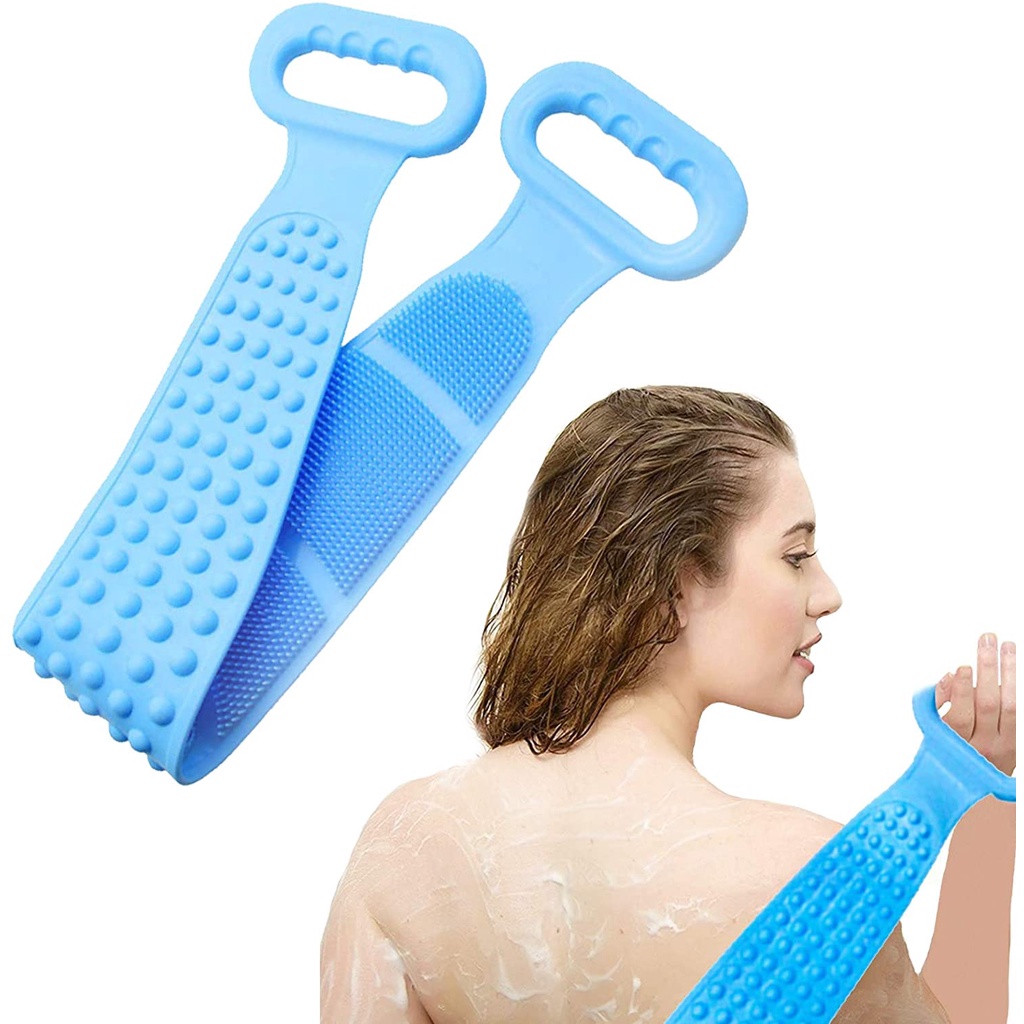 Dây Đai Silicone Chà Lưng Tẩy Tế Bào Chết Dễ Dàng Làm Sạch