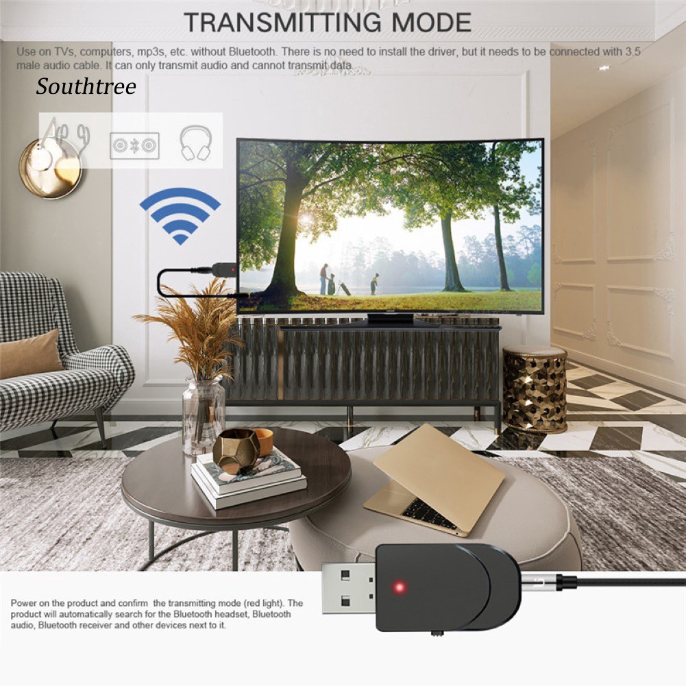 Bộ Thu Phát Tín Hiệu Bluetooth Kn330 Mini Tiện Dụng