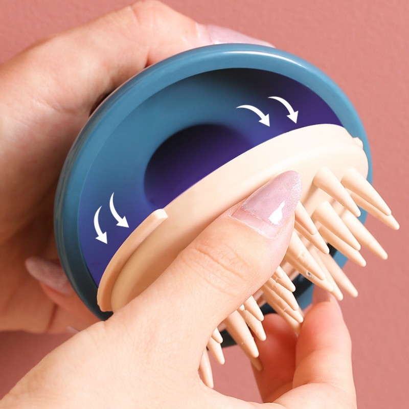 Bàn Chải Massage Da Đầu Bằng Silicone Cho SPA