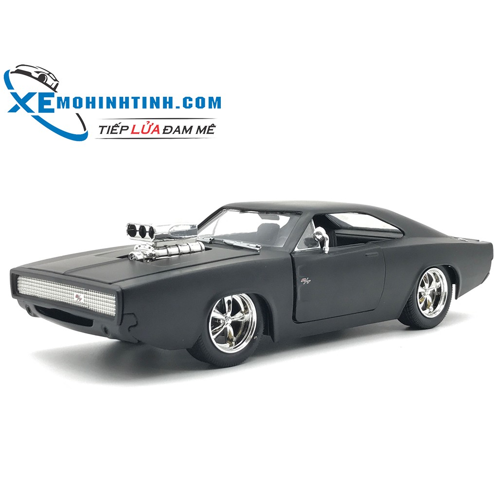 XE MÔ HÌNH Dom’S Dodge Charger 1:24 (Đen)