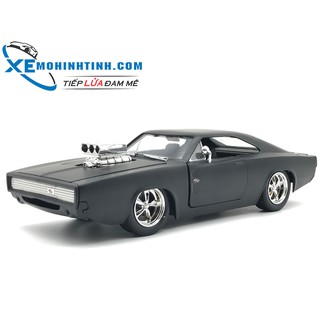 XE MÔ HÌNH Dom’S Dodge Charger 1:24 (Đen)