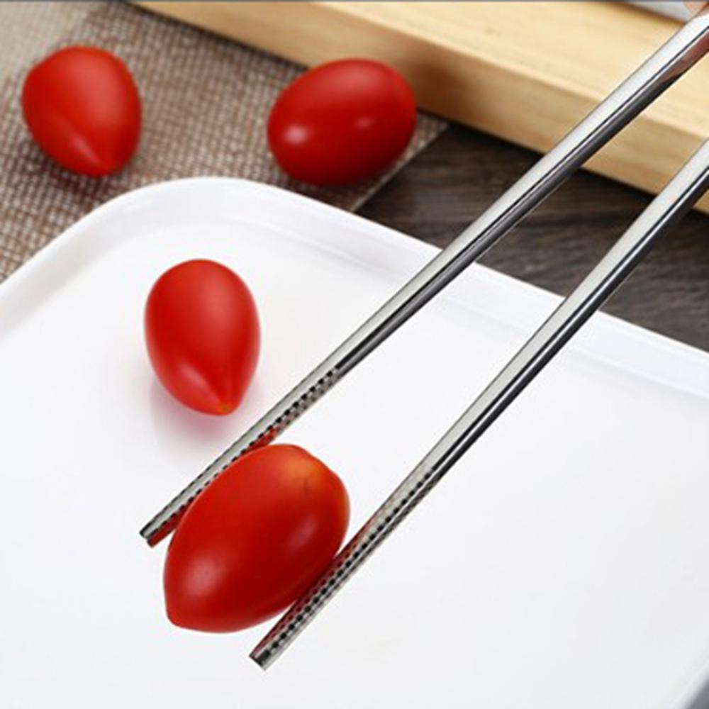 Đũa inox 304 chống bỏng thiết kế đơn giản sang trọng phong cách Hàn Quốc