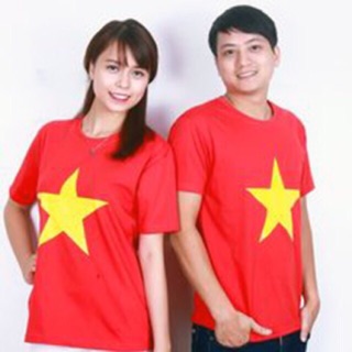 Tuyệt (xưởng rẻ -đẹp) ❤️sỉ/lẻ Áo cờ đỏ sao vàng❤️freeship❤️áo cờ 100%cotton loại 1