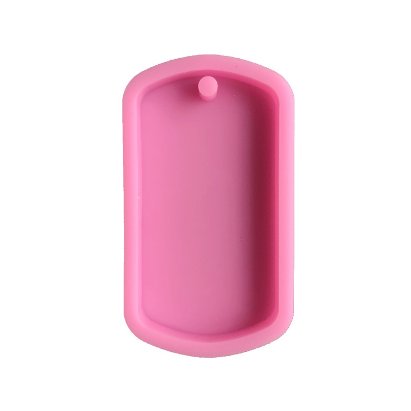 Set 4 khuôn Silicon hình chiếc xương cún cưng/trái tim/tròn/thẻ tên làm móc khóa resin epoxy/trang sức DIY tiện dụng