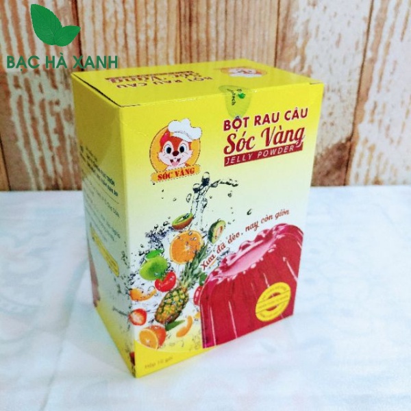 BỘT RAU CÂU SÓC VÀNG - hộp 120gr
