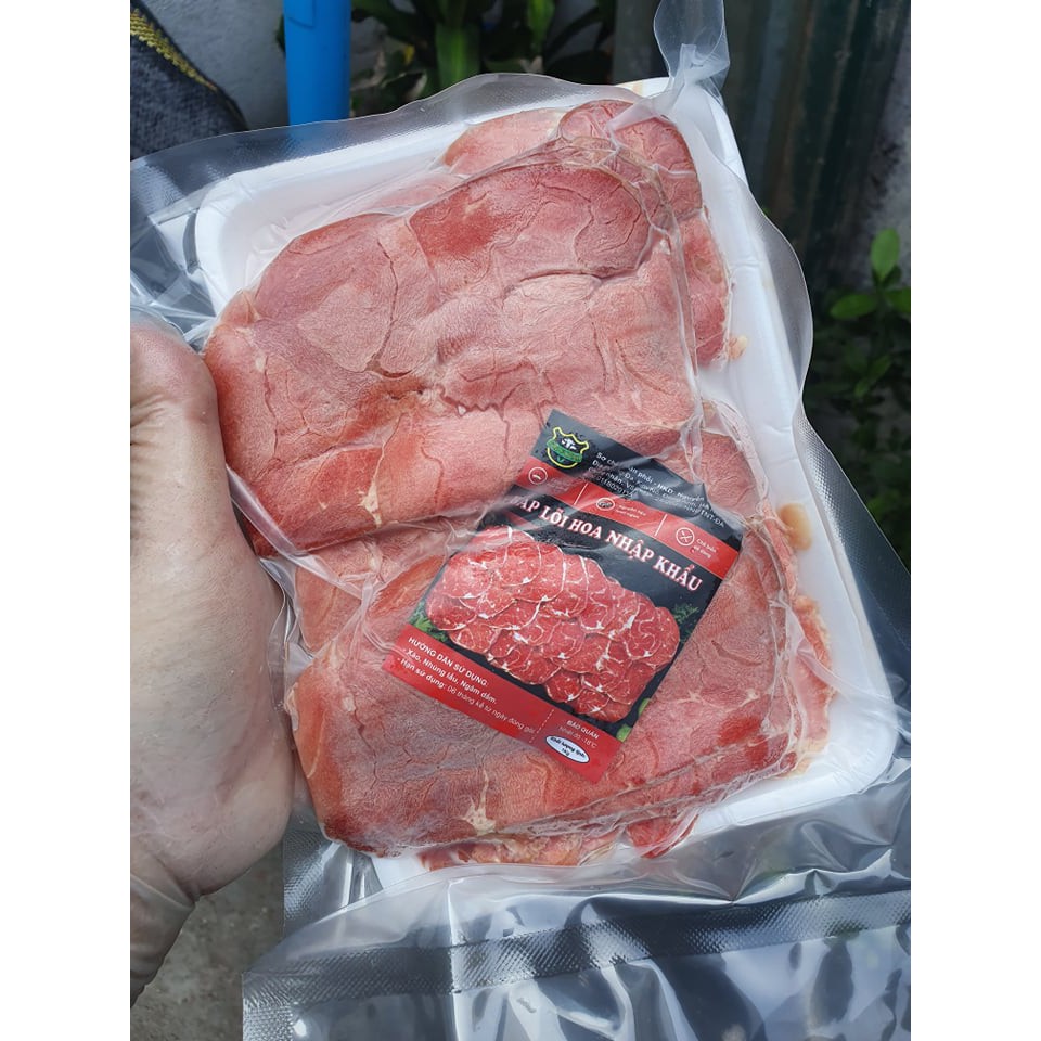 Bắp bò Úc thái lát tiện lợi khay 500g