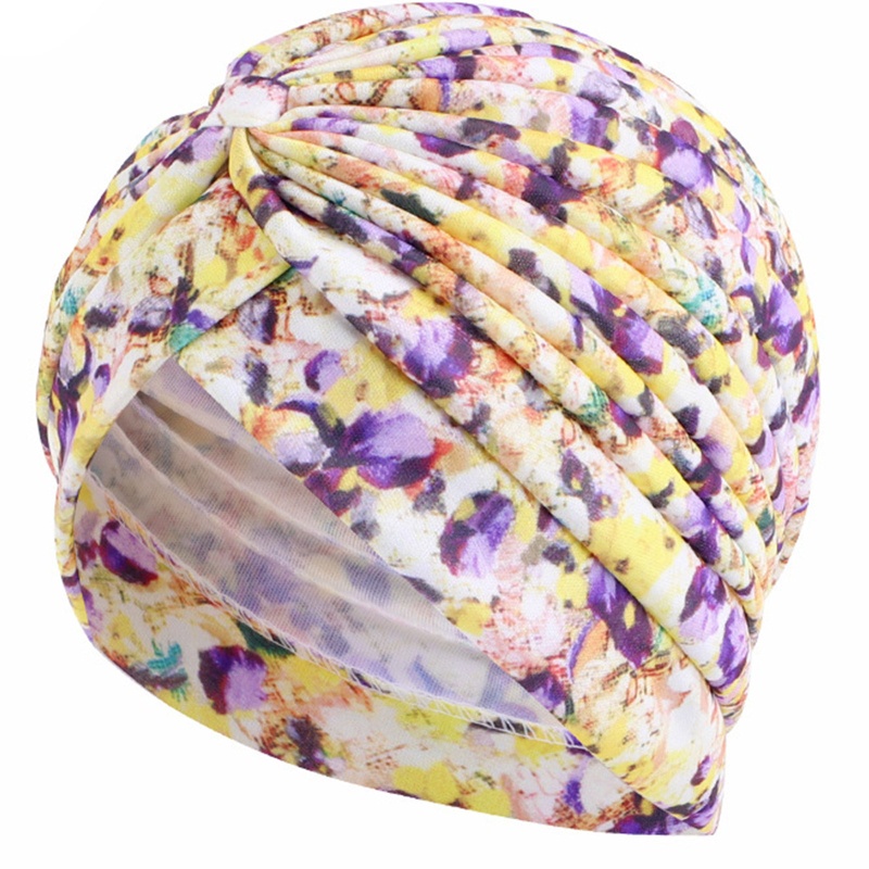 Khăn Turban In Hoa Thời Trang Nữ Tính