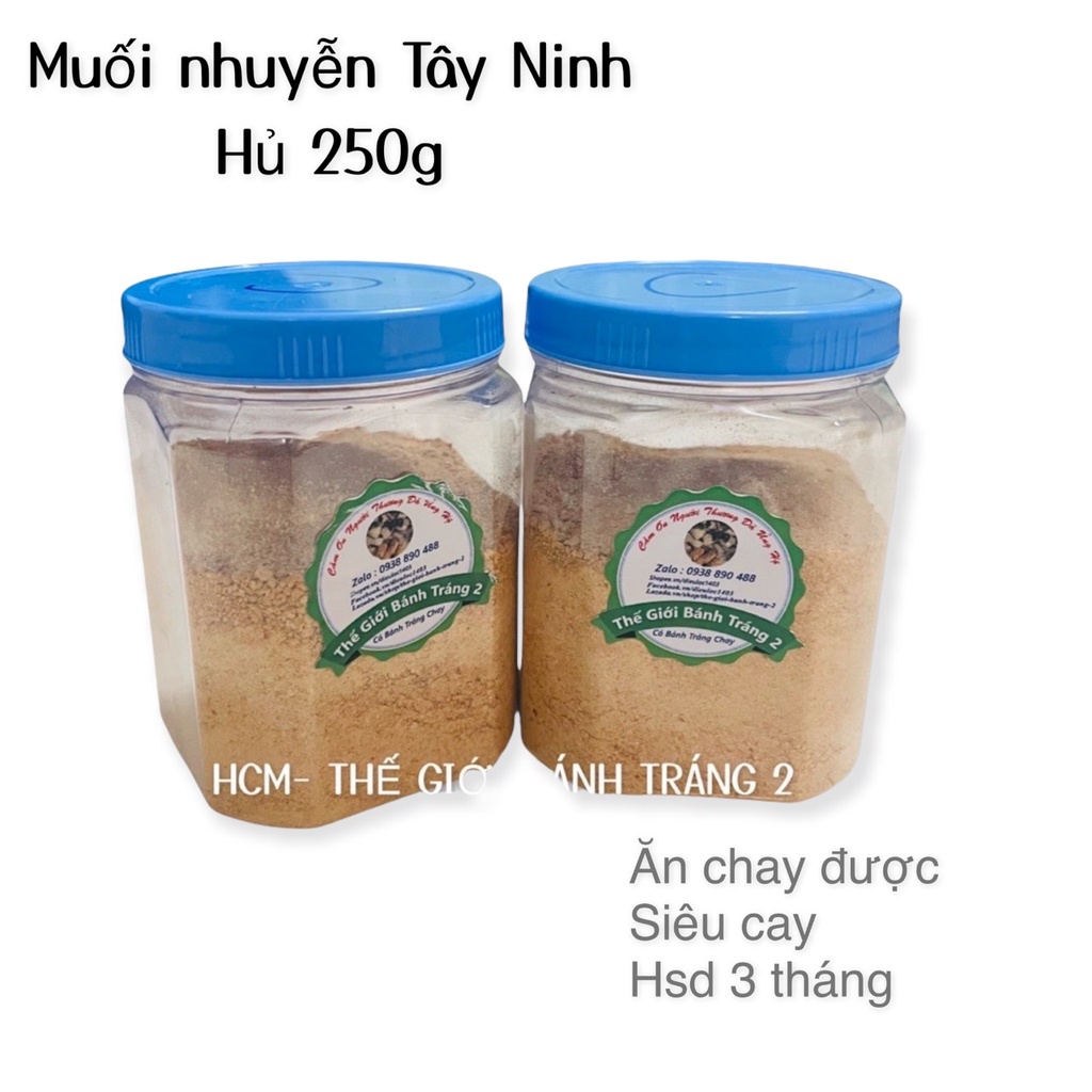 Muối nhuyễn Tây Ninh siêu ngon hủ 250gr ăn chay được