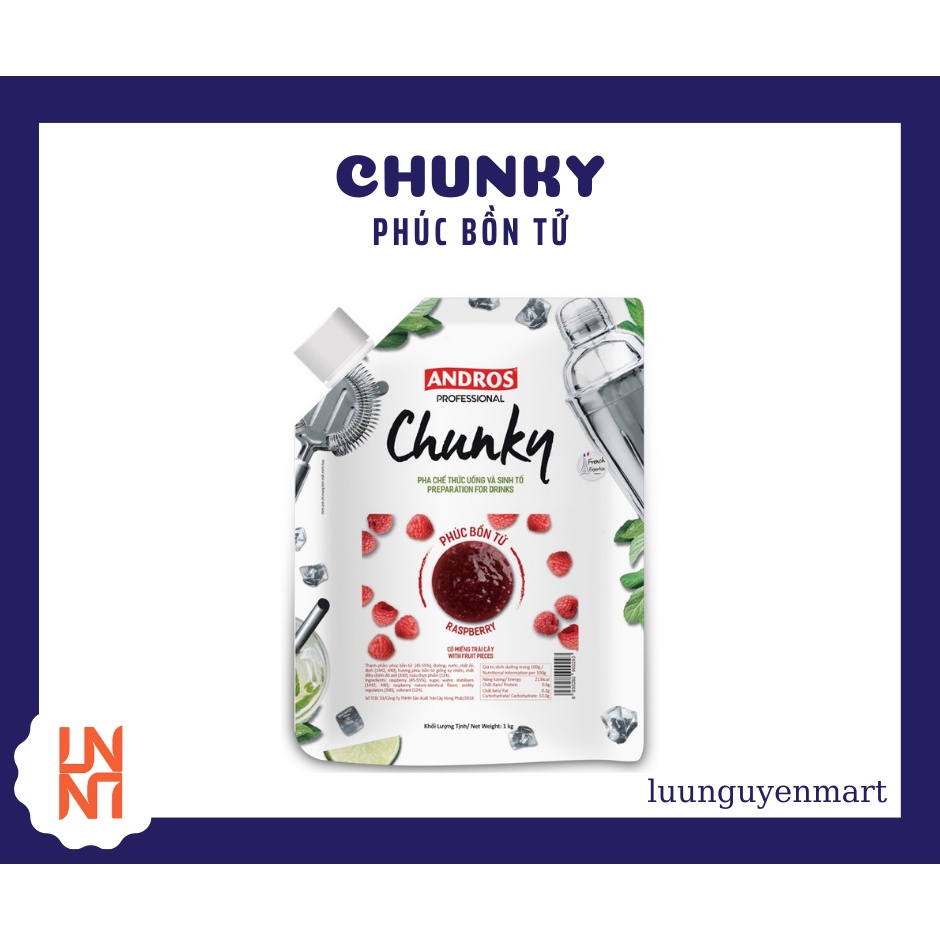 Mứt trái cây pha chế chunky bịch 1kg - andros - ảnh sản phẩm 9