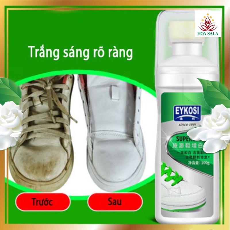 Combo 3 chai Vệ sinh giày-Xịt Nano Chống thấm-Xịt khử mùi kháng khuẩn Eykosi