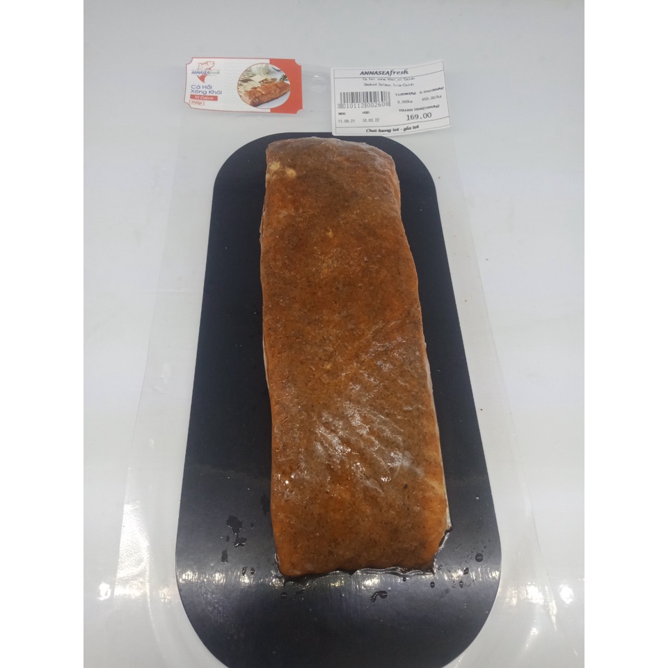 Cá hồi xông khói nóng vị Cajun thơm, cay Annaseafresh 250gr/ 500gr/ 1000gr
