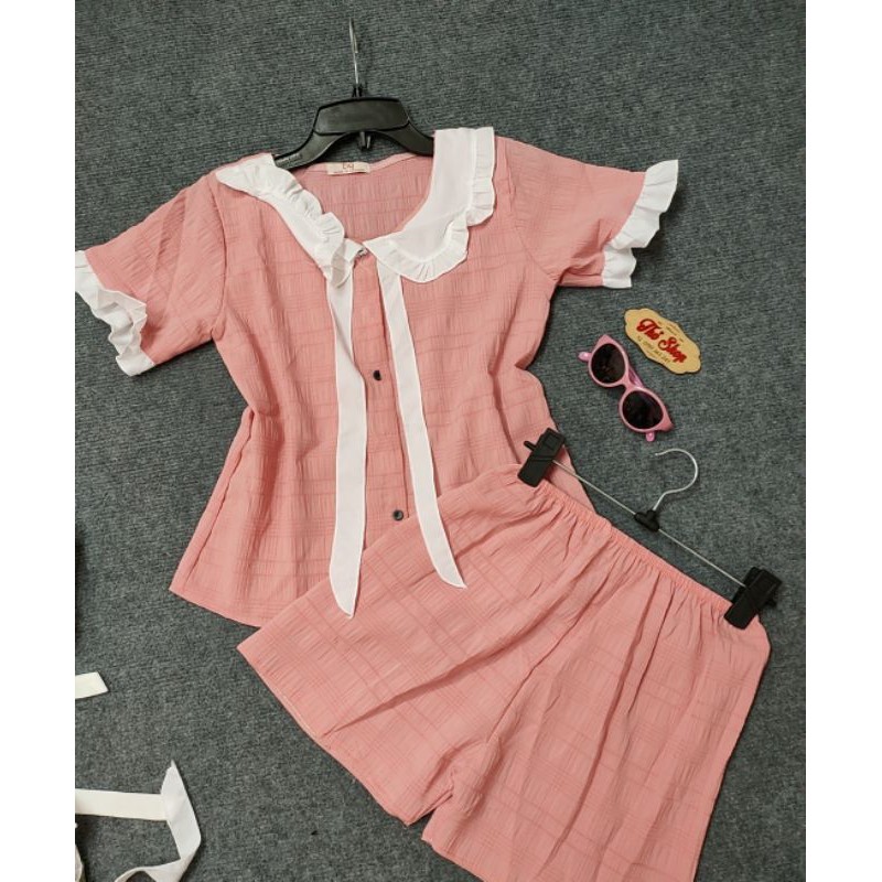 Set bộ ngố tiểu thư nơ