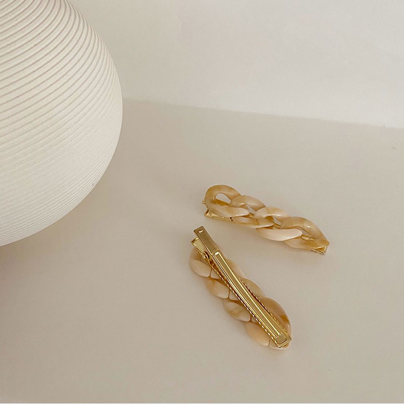 Kẹp Tóc Bằng Nhựa Acrylic Phong Cách Hàn Quốc Dễ Thương