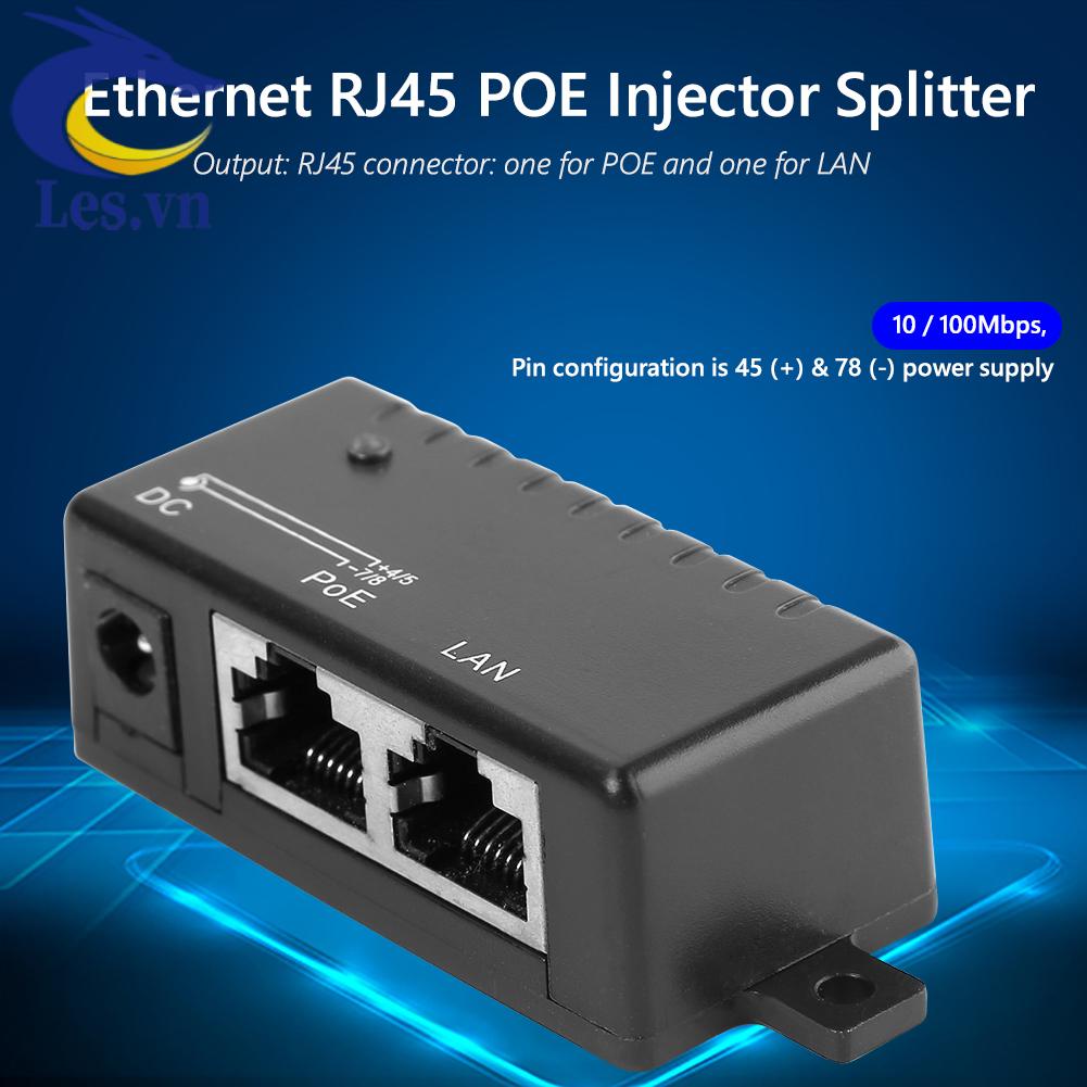 Bộ Chia POE 100Mbps DC Ethernet RJ45 POE Chất Lượng Cao