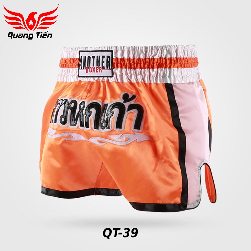 Quần Muay Thái Another Boxer Chính Hãng Muay Thai Short Chất Liệu Satin Cao Cấp 2022
