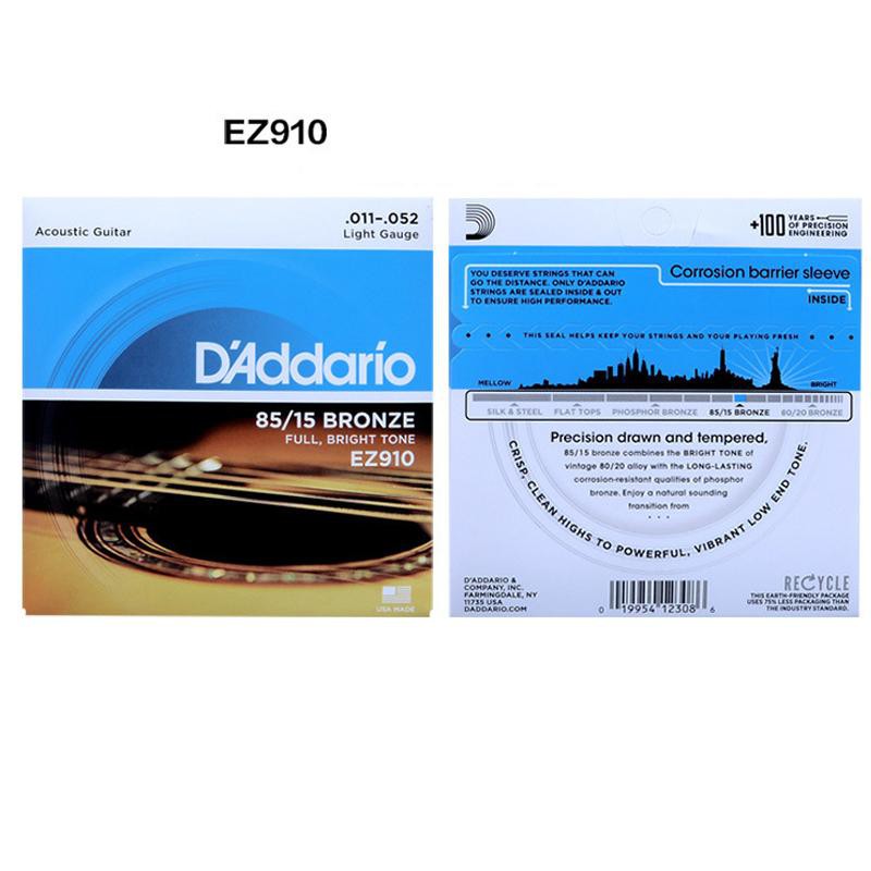 Dây Đàn Guitar Acoustic D'Addario EZ910