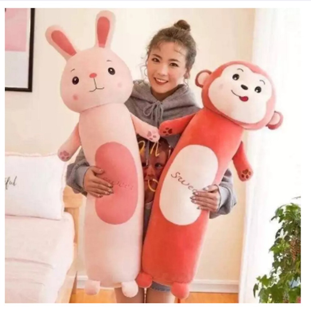 GỐI ÔM HÌNH THÚ (THỎ, KHỈ, ẾCH, SƯ TỬ) MINISO CÁC LOẠI (55CM--->1M)