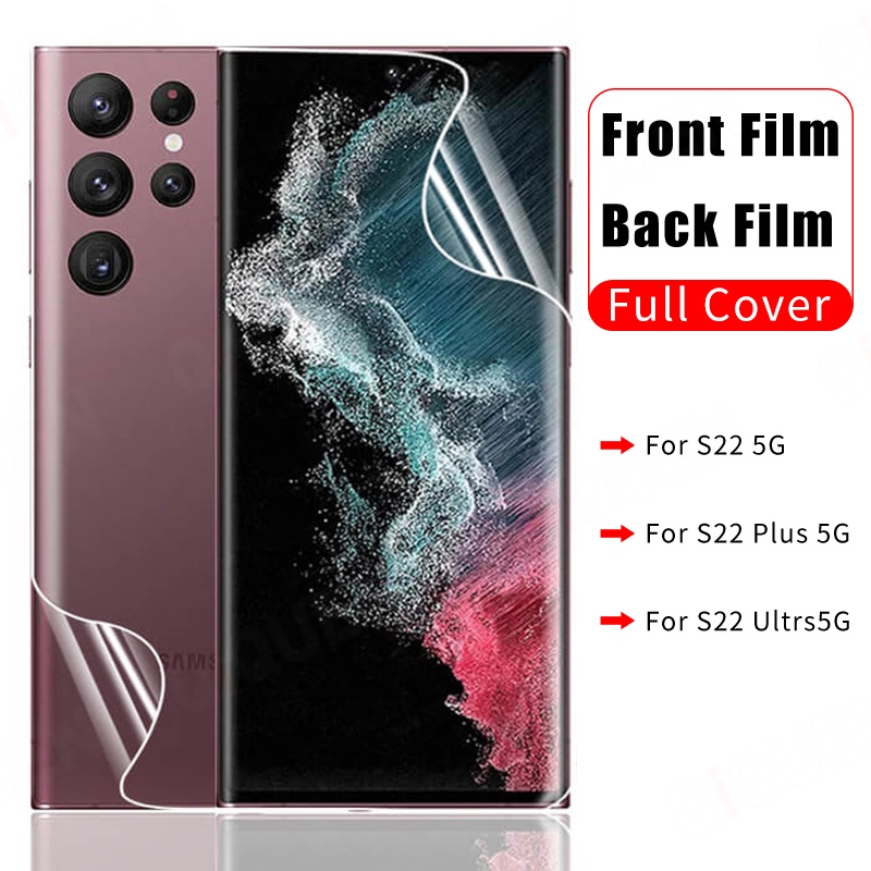 Kính Cường Lực Bảo Vệ Mặt Trước Và Sau Cho Samsung Galaxy S22 Ultra / S22 Plus / S22