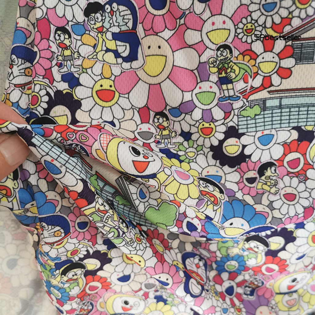 Áo thun cổ tròn in họa tiết hoạt hình dành cho thú cưng