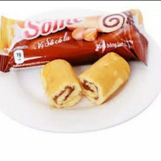 Bánh bông lan Solite cuộn kem socola 360g