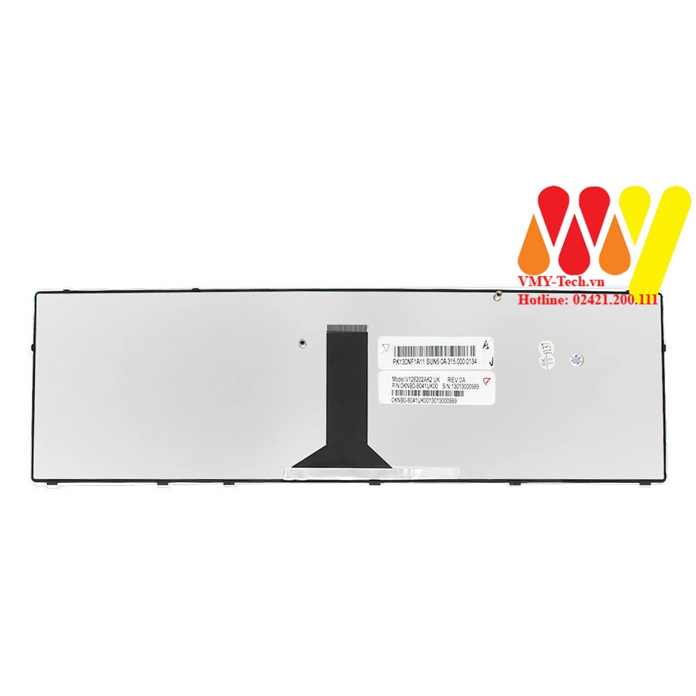 Bàn phím laptop ASUS K93 K93SM K93SV K95 K95VB K95VJ K95VM X93 X93SM X93SV NEW 100%