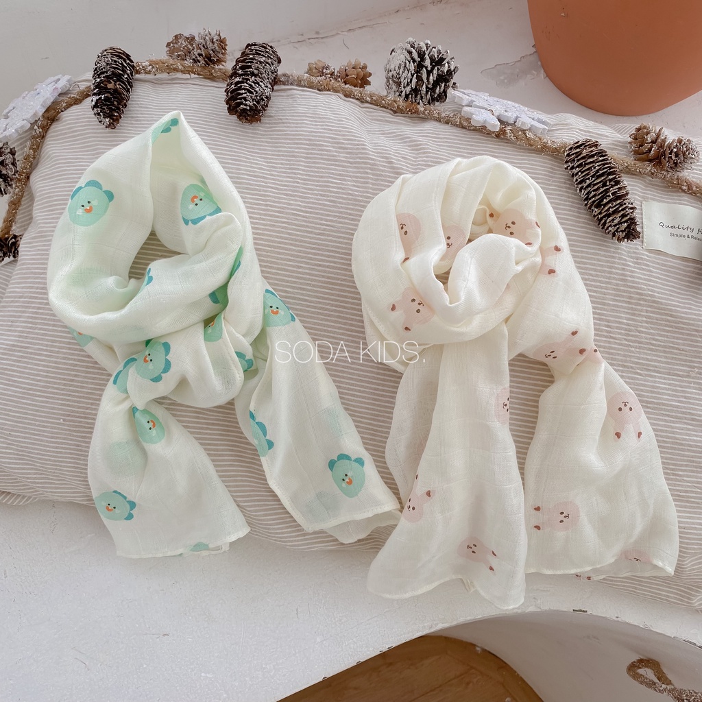 Khăn xô sợi tre hai màu (Hàng thiết kế)