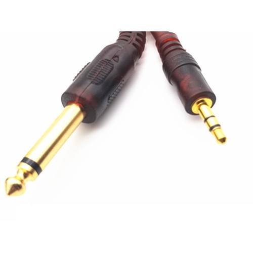 CÁP AUDIO 3.5MM SANG 6.5MM HAI ĐẦU DƯƠNG LÕI ĐỒNG OFC - 3.5 ra 6.5 OFC 1