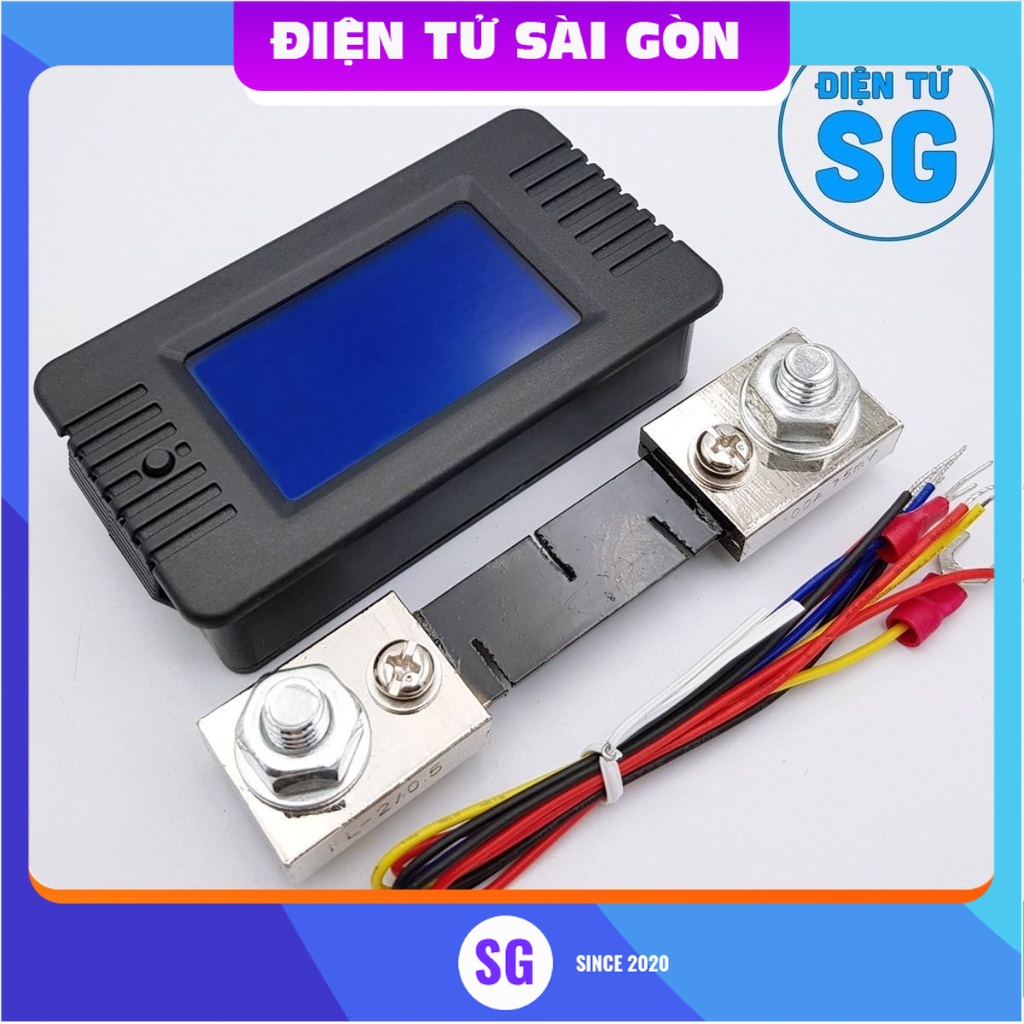 Đồng hồ đo dung lượng pin, điện áp, dòng điện, công suất DC PZEM-015 100A