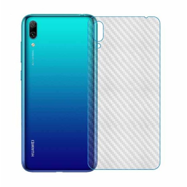 Set 2 Miếng Dán Sợi Carbon Bảo Vệ Màn Hình Điện Thoại Huawei Y9 Y9Prime (2019) Y7 Pro (2019