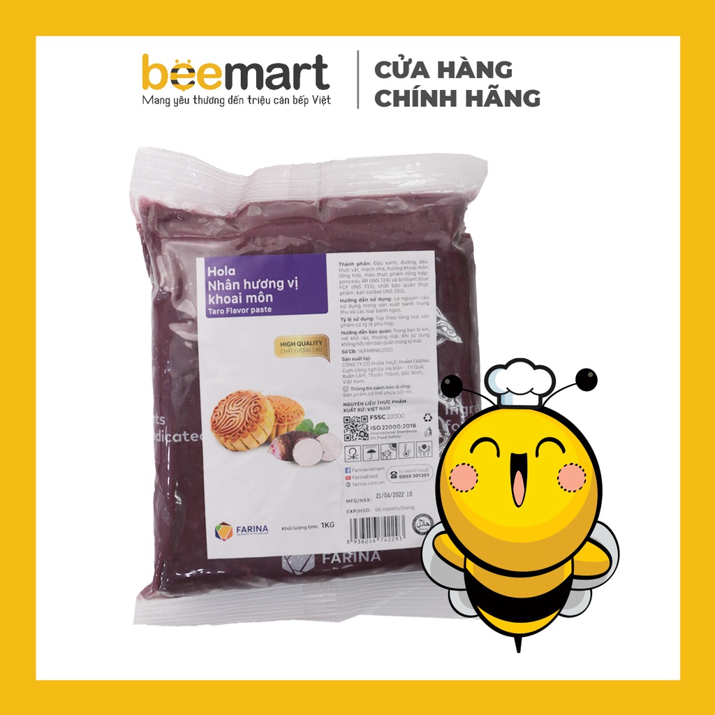 Nhân Bánh Trung Thu Hương Vị Khoai Môn Farina Hola 1kg