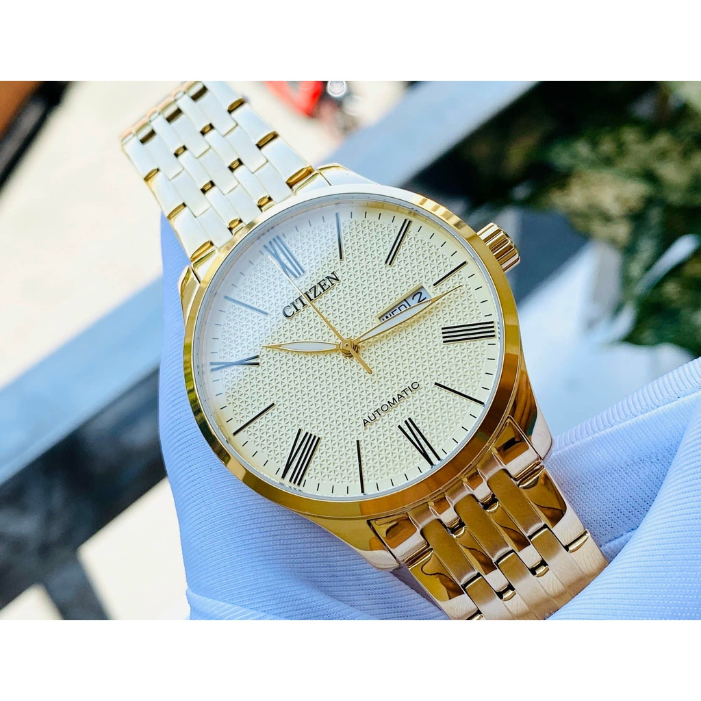 Đồng Hồ Cặp CITIZEN NH8352-53P - EU6062-50P Chính Hãng Tặng Dây Da Cao Cấp