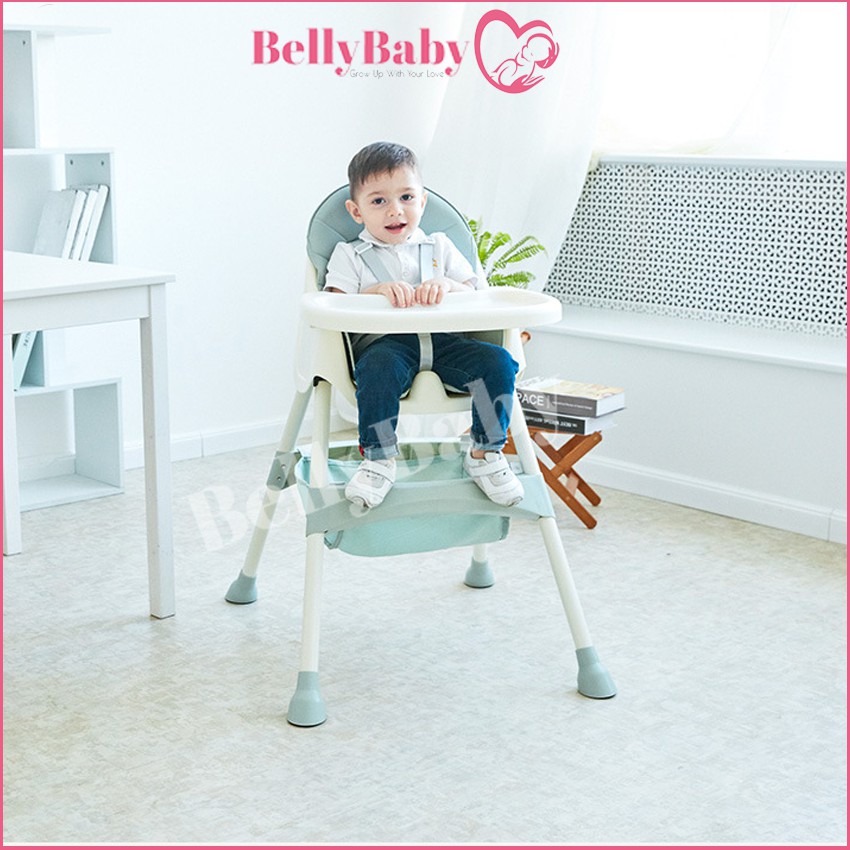 [ Freeship ] Ghế Ăn Dặm Umoo - Belly Baby Full Phụ Kiện Dành Cho Bé (Model BB102) - Ghế Ăn Dặm Chính Hãng