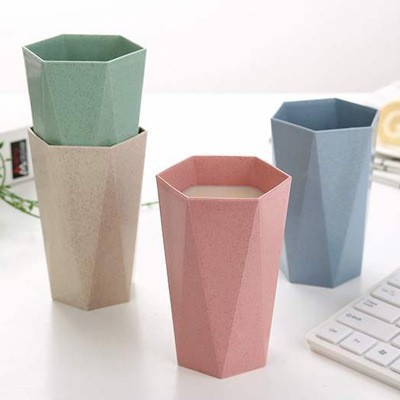 Cốc nhựa lúa mạch chịu nhiệt hình lục giác - Cốc nhựa đánh răng 88082