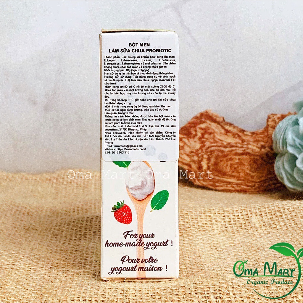 [ Yogourmet ] Men Làm Sữa Chua Lợi Khuẩn Probiotic Yogurt 6 gói
