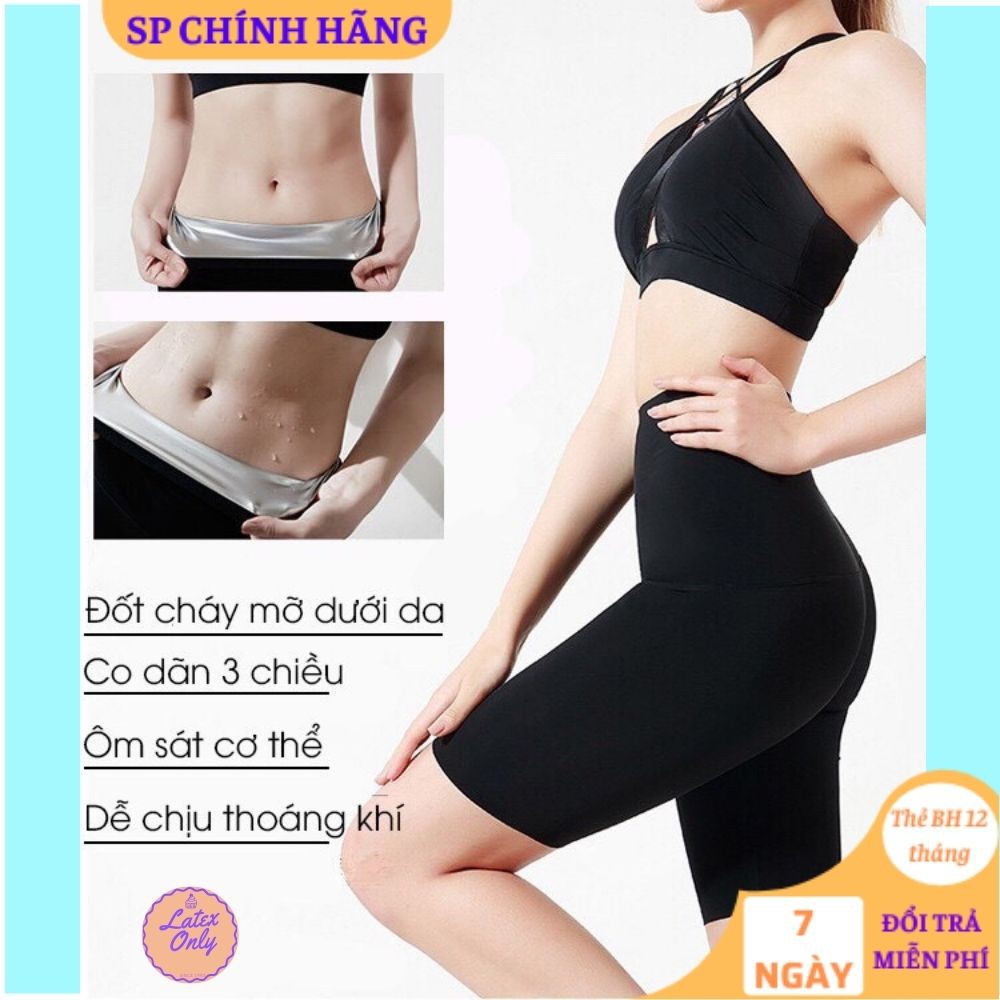 Quần tan mỡ bụng dạng lửng quần legging quần tập định hình tan mỡ giảm cân AC-108