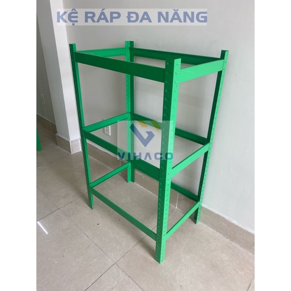 Kệ trồng rau sân thượng lắp ráp 3 tầng không dùng bulong khay 43x65cm chỉ ship HCM