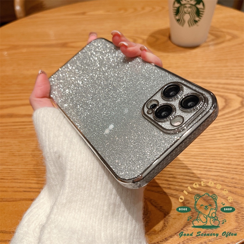 Ốp Điện Thoại TPU Kim Tuyến Nhiều Màu + Viền Bảo Vệ Camera Cho Iphone 13 12 / 11 Pro Max / Xs Max Xr X 8 7Plus