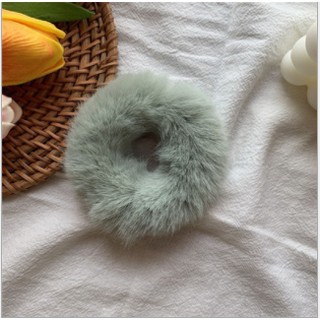 Dây Cột Tóc Scrunchies Vải Lông Mềm