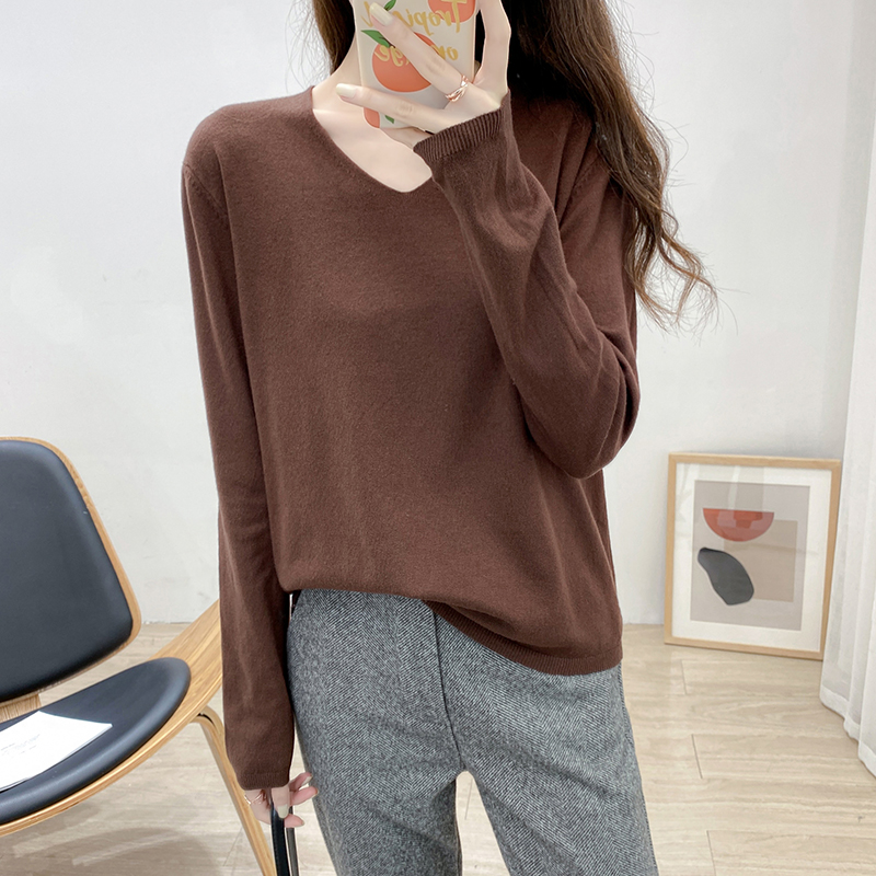 Áo Nữ Tay Dài Cổ Chữ V Thời Trang Quyến Rũ | BigBuy360 - bigbuy360.vn