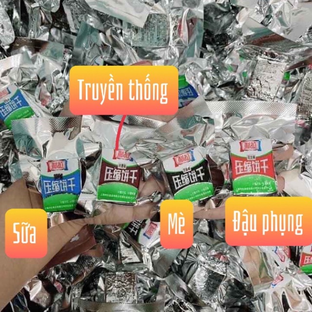 1 kg lương khô mini mix nhiều vị